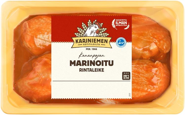 Kariniemen Kananpojan rintaleike marinoitu n. 1 kg