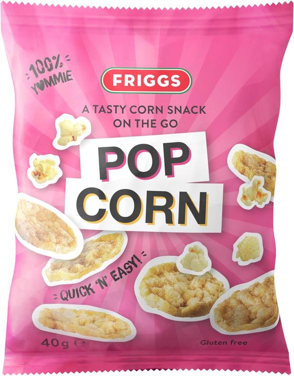 Friggs Gluteeniton Maissisnacks Popcorn 40g