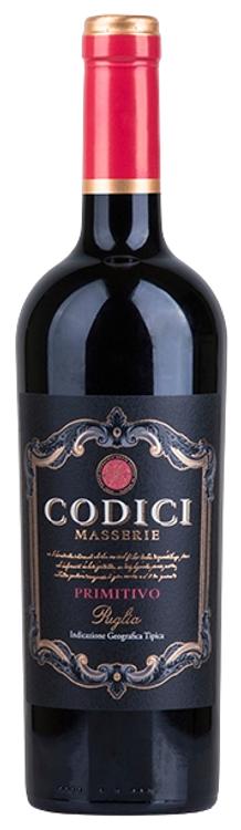 Codici Primitivo Puglia KGT vein 13,5%vol 750ml