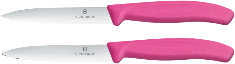 Victorinox pikkuveitsisetti 2 kpl 10 cm pinkki
