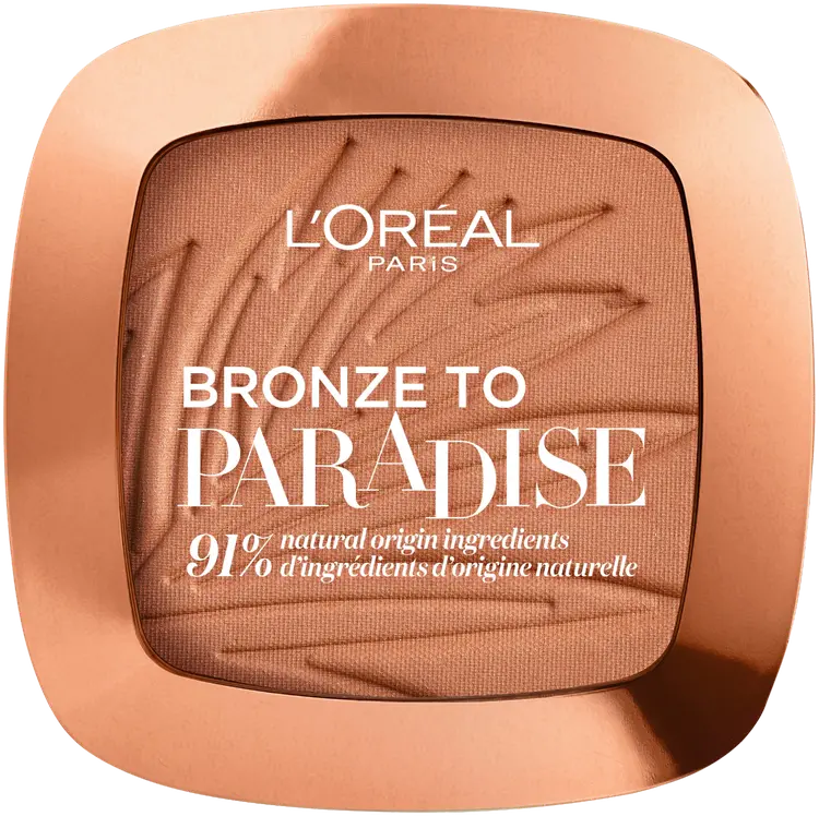 L'Oréal Paris Bronze to Paradise 02 Baby One More Tan aurinkopuuteri 9 g