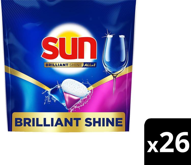 Sun absolute brilliant shine konetiskitabletti 26 kpl