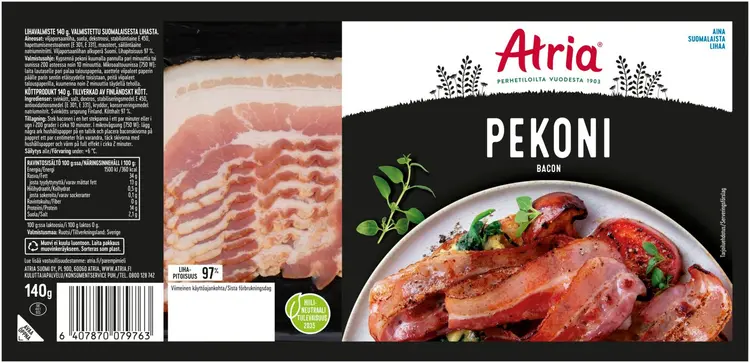 Atria Pekoni 140g