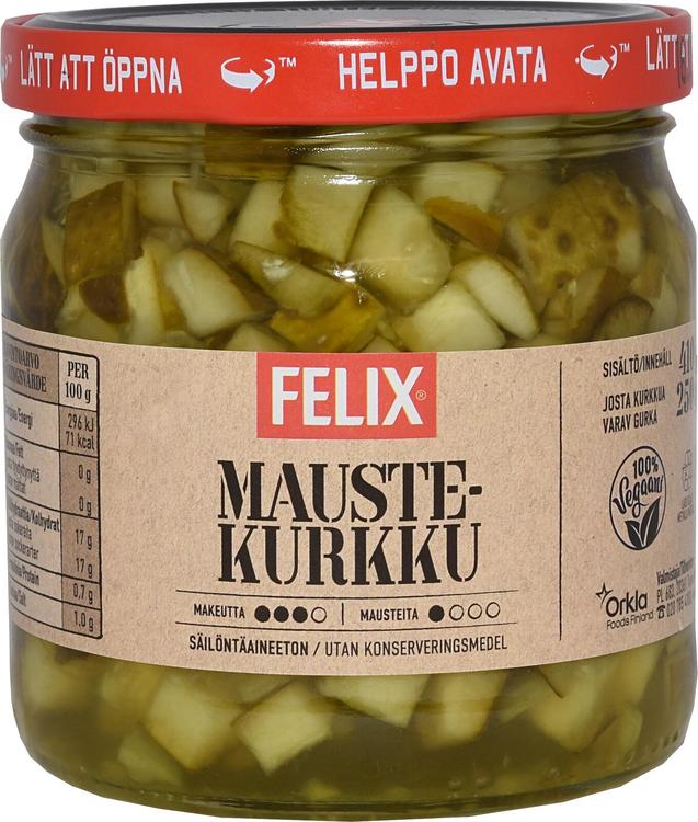 Felix maustekurkkukuutio 410/250g