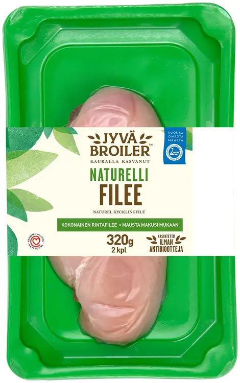 Jyväbroiler Broilerin Filee Naturelli 320g