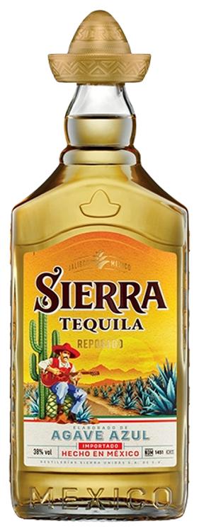 Sierra Gold Reposado Tequila 38%vol 500ml