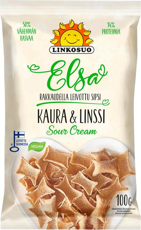 Linkosuo Elsa Kaura-Linssi sipsit 100g