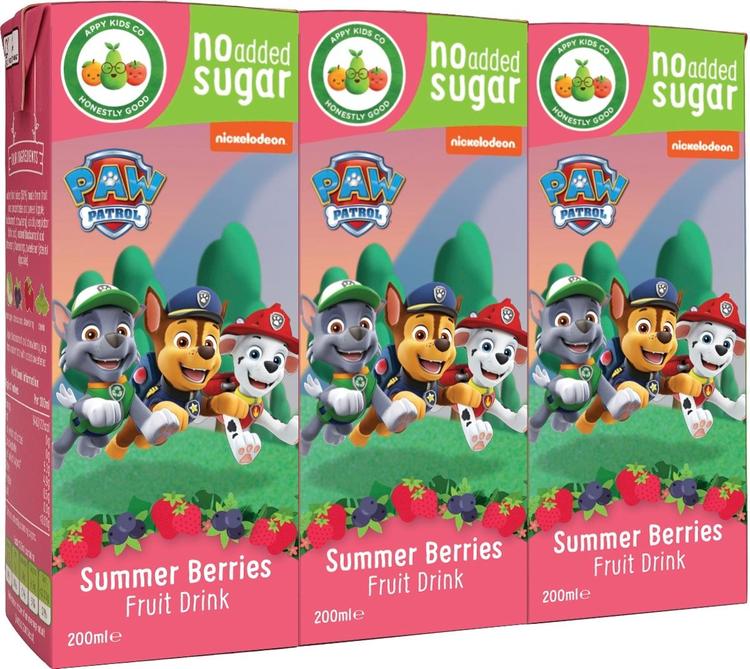 Whatever Brands Paw Patrol Summer berry pillimehu 3x200 ml