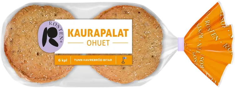 Rosten Ohuet Kaurapalat 6 kpl/250 g