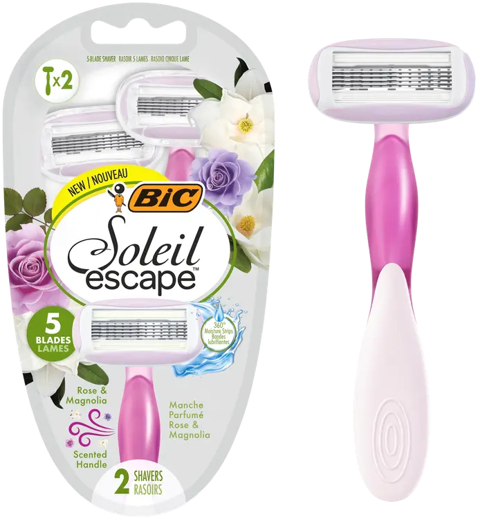 BIC varsiterä Soleil Escape 5 Rose & Magnolia 2-pack