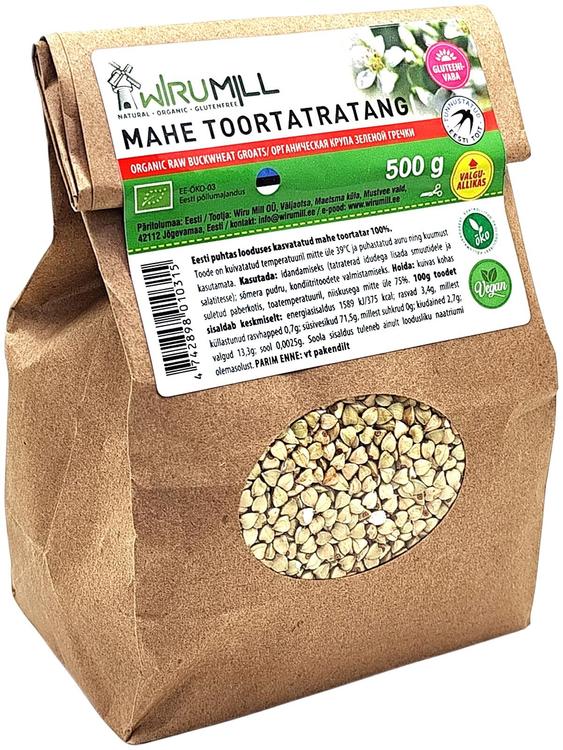 Toortatratang 500 g, mahe, gluteenivaba