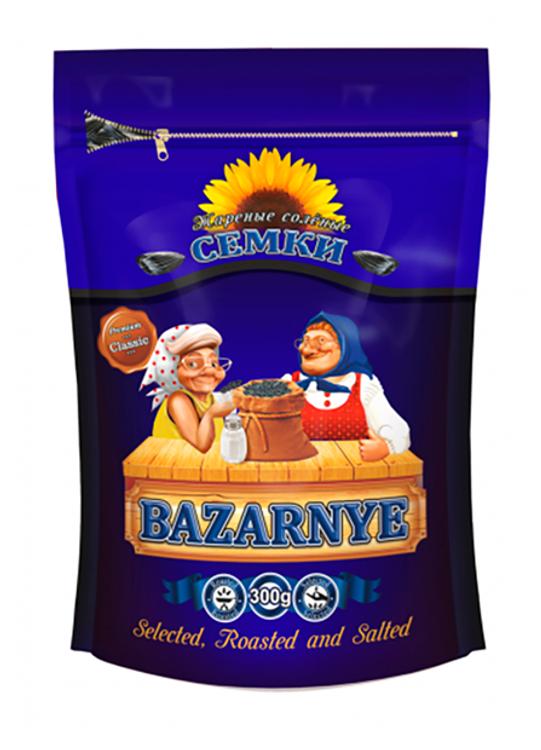 Bazaro mustad soolased päevalilleseemned 300g