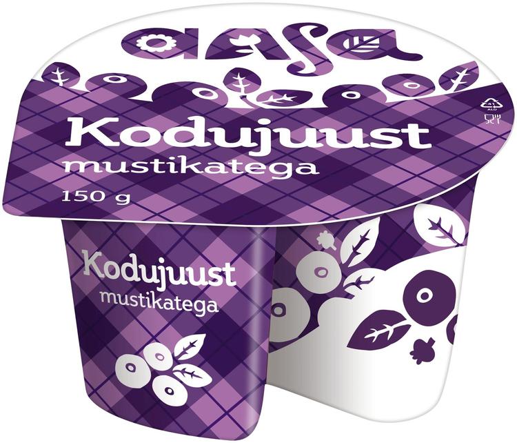 Mustikatega kodujuust, 150 g