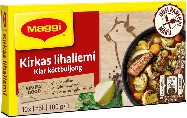 Maggi Kirkas lihaliemi liemikuutio 10kpl/100g