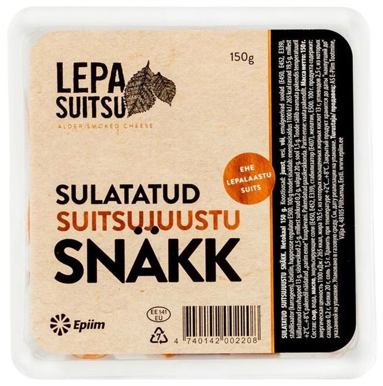 Sulatatud suitsujuustu snäkk 150g