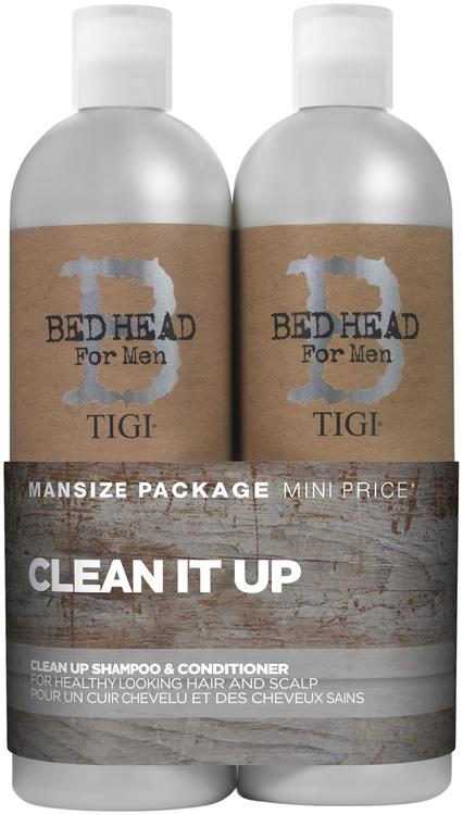 Šampooni ja palsami duo Tigi Bed Head Clean Up Tweens Meeste 2x750ml