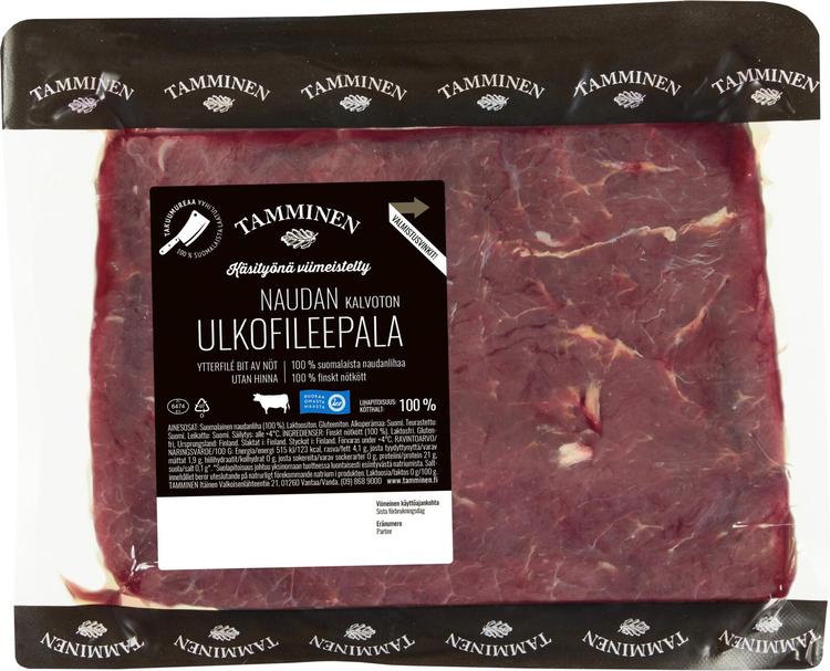 Tamminen naudan ulkofileepala n1kg