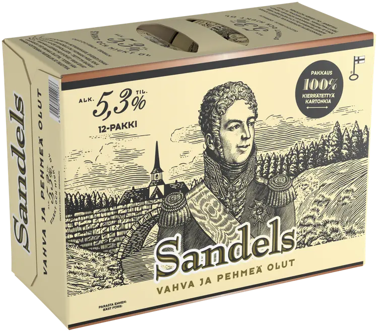 12xSandels 5,3% olut 0,33 l tlk