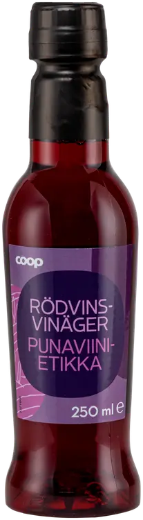 Coop punaviinietikka 250 ml