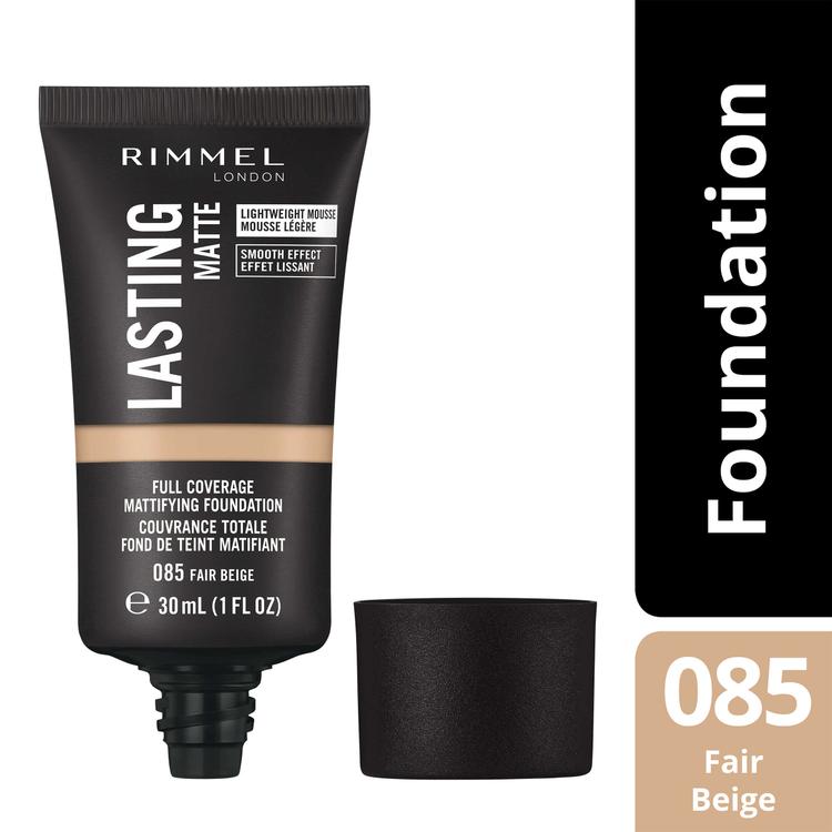 Rimmel Lasting Matte Foundation meikkivoide 30ml,  085 Fair Beige