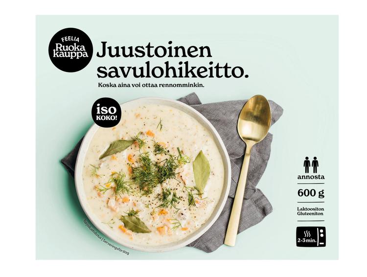 Feelia Ruokakauppa Juustoinen Savulohikeitto 600 g