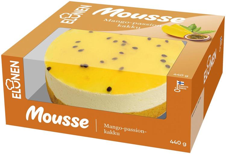 Elonen Mousse Mango-passion Kakku 440g