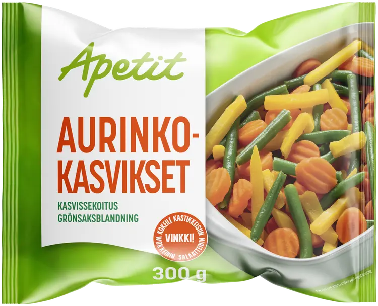 Apetit Aurinkokasvikset kasvissekoitus pakaste 300g