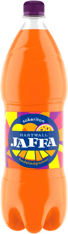 Hartwall Jaffa  Hedelmäpommi Sokeriton virvoitusjuoma 1,5 l