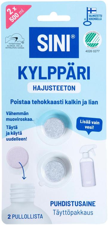 Sini Kylppäri täyttöpakkaus 2 kpl hajusteeton