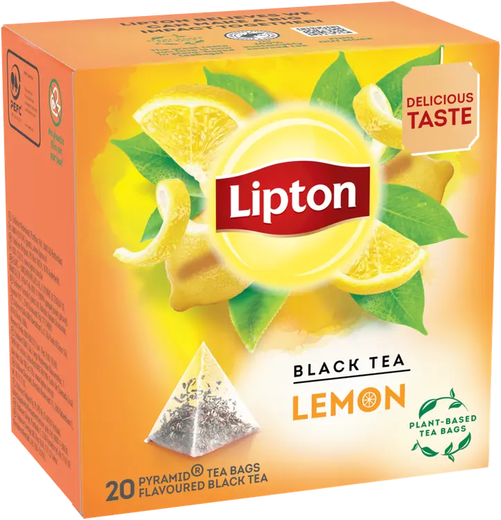 Lipton 20ps Lemon pyramidi musta tee