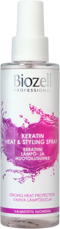 Biozell Professional Keratiini Lämpö- ja muotoilusuihke 150ml