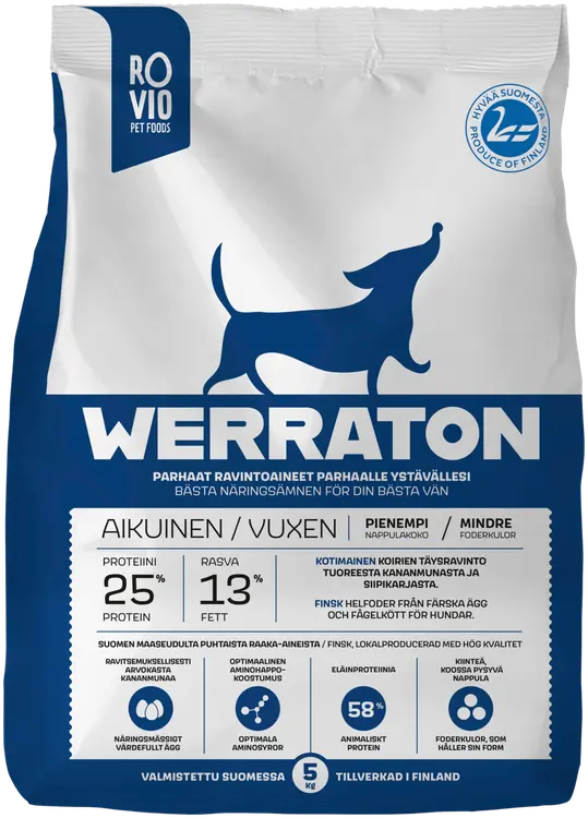 Werraton Aikuinen koiranruoka 5 kg