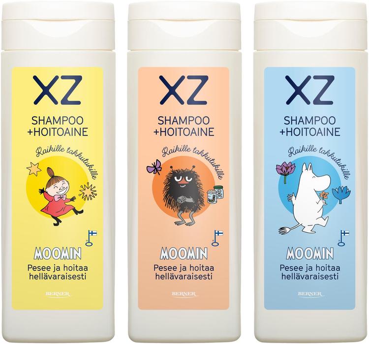 XZ 250 ml Muumi 2in1 shampoo+hoitoaine