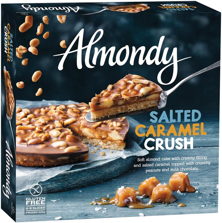 Almondy Salted Caramel Crush Cake 420g