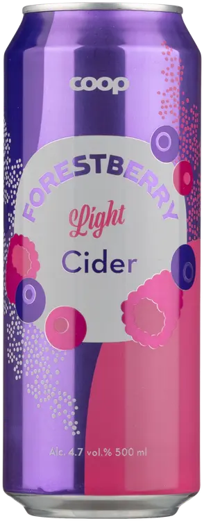 Coop metsämarjasiideri light 4,7 % 0,5 l tlk