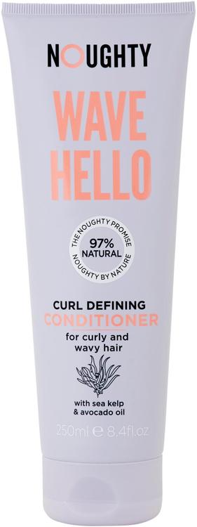 Noughty Wave Hello Curl Defining Conditioner hoitoaine kiharoille ja taipuisille hiuksille 250ml