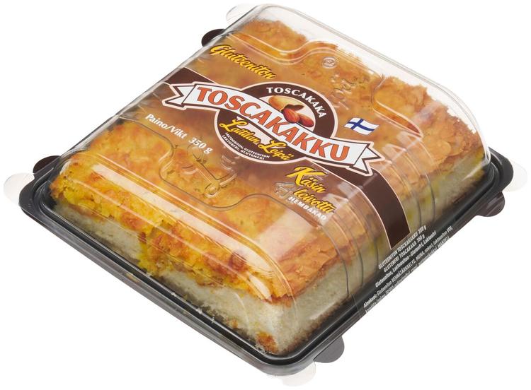 Laitilan Leipä Gluteeniton Toscakakku 350 g Laktoositon Laitilan mantelitäytteellä