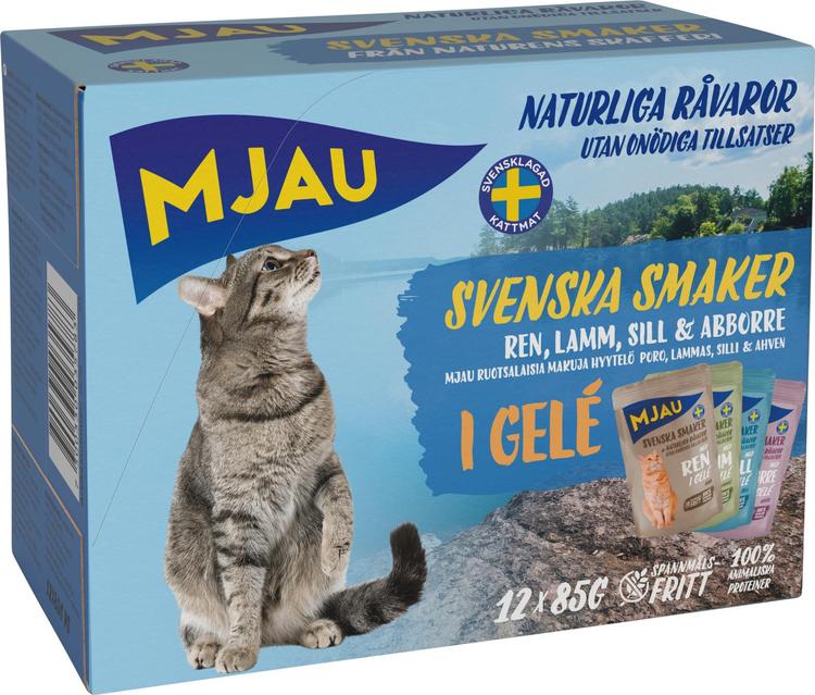 Mjau lajit kala liha hyytelössä 12x85g