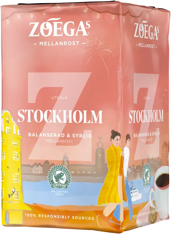 Zoégas 450g Stockholm keskipaahtoinen suodatinkahvi