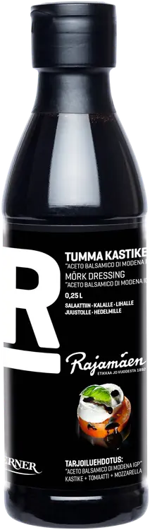 Rajamäen 0,25l  Tumma kastike "Aceto Balsamico di Modena igp"