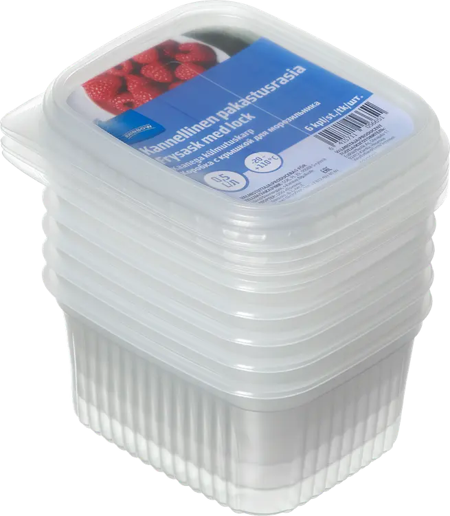 Rainbow kirkas pakastusrasia + kansi 6x500ml