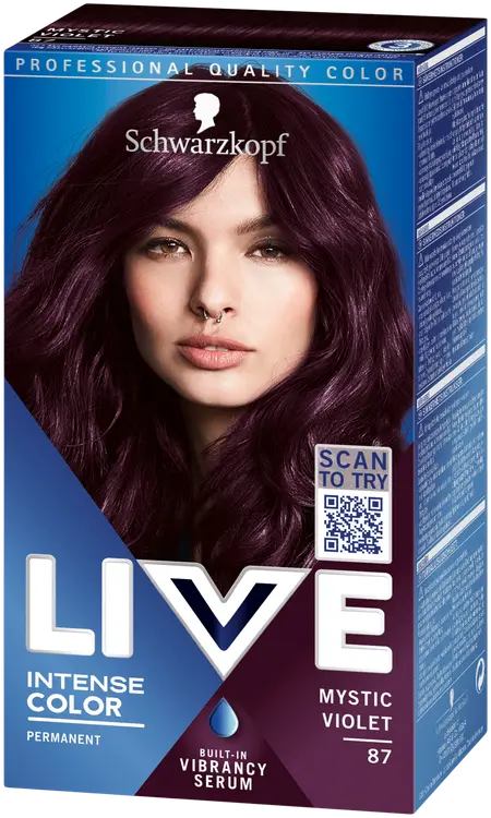 Schwarzkopf LIVE 87 Mystic Violet hiusväri