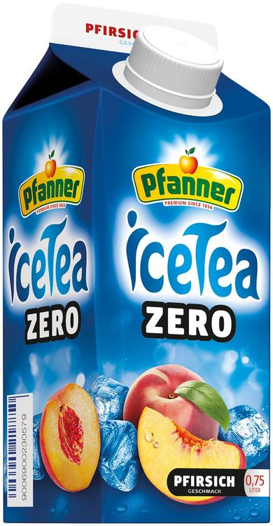 Pfanner Zero Persikkajäätee 0,75l
