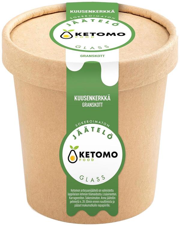 Ketomo Food Kuusenkerkkäjäätelö 473ml