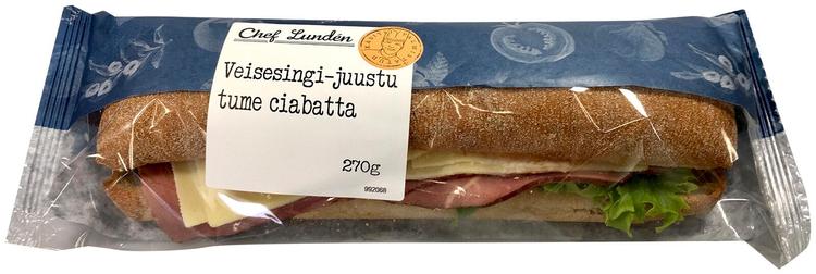 Veisesingi-juustu tume ciabatta 270 g