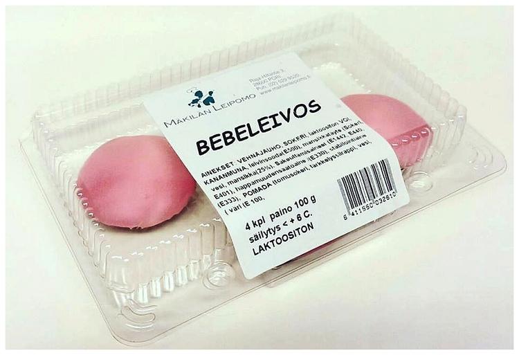 Bebeleivos pieni 4 kpl