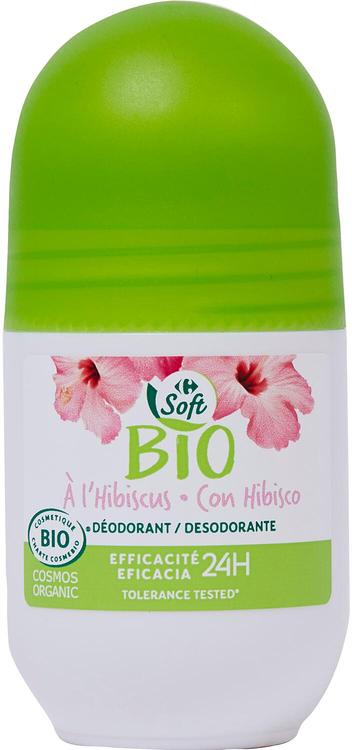 Carrefour Soft Bio Hibiscus roll-on deodorantti 50 ml