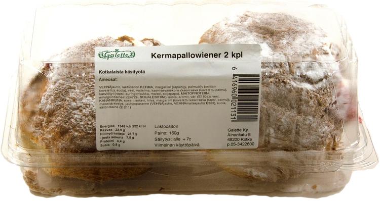Galette 160g Kermapallowiener 2 kpl