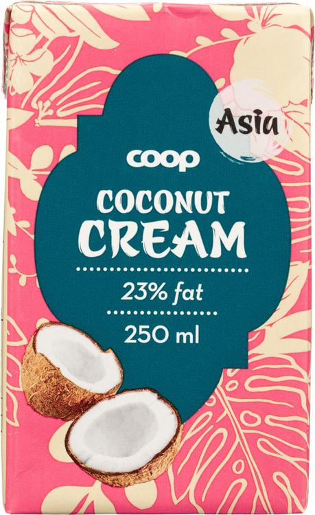 Coop kookoskreem 22-24% 250ml