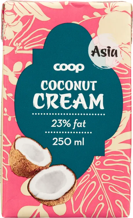 Coop Asia kookoskerma 250 ml